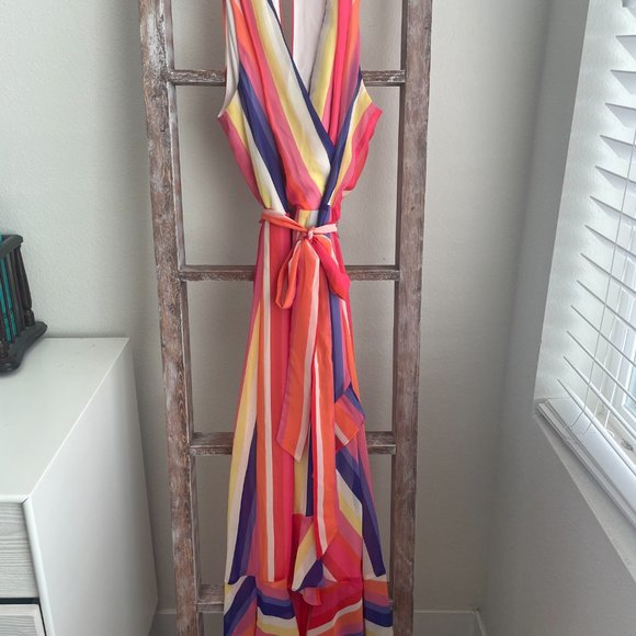 Multicolor Cocktail Dress - Picture 2 of 3